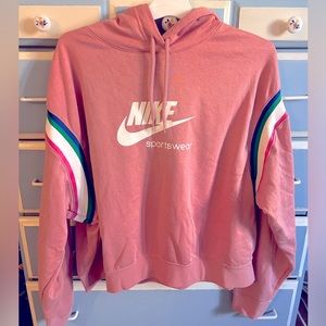 NWT Pink Nike Hoodie Sweatshirt